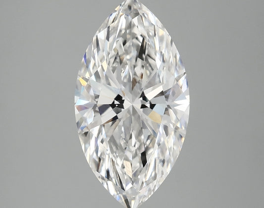 2.54 ct MQ Lab-Grown Diamond · F / VVS2 · IGI