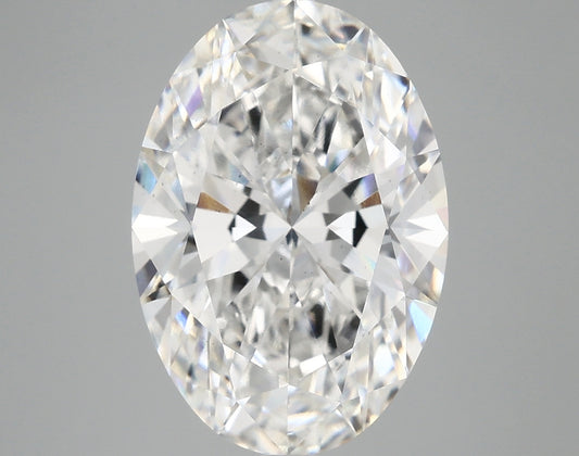 6.1 ct OV Lab-Grown Diamond · F / VS2 · IGI